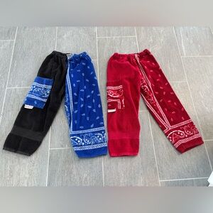 Kids towel pants, 2 pairs, size 10-12